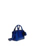 Figure View - Click To Enlarge - PIERRE HARDY - 'Bandit' mini croc embossed leather crossbody bag