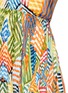 Detail View - Click To Enlarge - ALICE & OLIVIA - 'Ollie' stripe pleat halter maxi dress