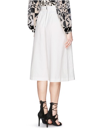 Back View - Click To Enlarge - ALICE & OLIVIA - Cotton poplin culottes