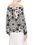 Back View - Click To Enlarge - ALICE & OLIVIA - 'Tammie' diamond patchwork gypsy top