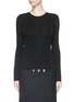 Main View - Click To Enlarge - ALEXANDER WANG - Ball chain trim stretch knit sweater