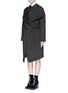 Front View - Click To Enlarge - ACNE STUDIOS - 'Emera' belted luxe wool felt wrap coat