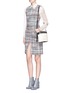 Figure View - Click To Enlarge - ACNE STUDIOS - 'Siena' plaid check wool bouclé dress