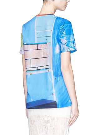 Back View - Click To Enlarge - ACNE STUDIOS - 'Beta Kitchen' print T-shirt