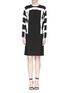 Main View - Click To Enlarge - CHLOÉ - Graphic stripe dropped waist crepe dress