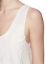 Detail View - Click To Enlarge - CHLOÉ - Maxi dot jacquard silk gauze top