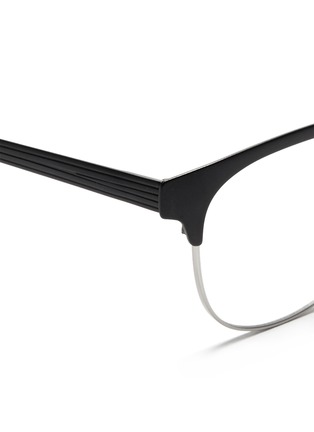 Detail View - Click To Enlarge - RAY-BAN - Contrast brow bar metal optical glasses
