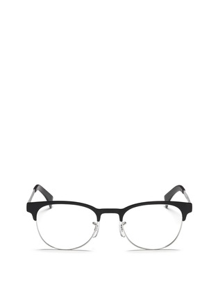 Main View - Click To Enlarge - RAY-BAN - Contrast brow bar metal optical glasses