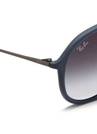 Detail View - Click To Enlarge - RAY-BAN - 'Alex' matte acetate aviator sunglasses