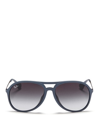 Main View - Click To Enlarge - RAY-BAN - 'Alex' matte acetate aviator sunglasses