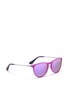 Figure View - Click To Enlarge - RAY-BAN - 'Izzy' acetate frame wire temple sunglasses