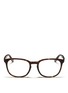 Main View - Click To Enlarge - RAY-BAN - Matte tortoiseshell acetate optical glasses