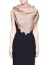 Figure View - Click To Enlarge - VALENTINO GARAVANI - Sequined and floral lace scarf