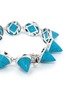 Detail View - Click To Enlarge - EDDIE BORGO - Turquoise cone bracelet