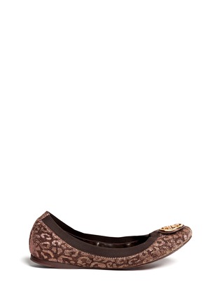 Main View - Click To Enlarge - TORY BURCH - Caroline leopard ballet flat