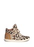 Main View - Click To Enlarge - ASH - Zoo leopard print studded high top sneakers