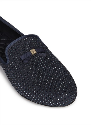 Detail View - Click To Enlarge - TORY BURCH - Chandra crystal slip-ons
