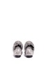Back View - Click To Enlarge - TORY BURCH - Caroline 2 metallic leather ballet flats 