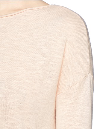 Detail View - Click To Enlarge - VINCE - Centre seam slub sweater