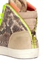 Detail View - Click To Enlarge - ASH - Shake Bis snake embossed leather sneakers