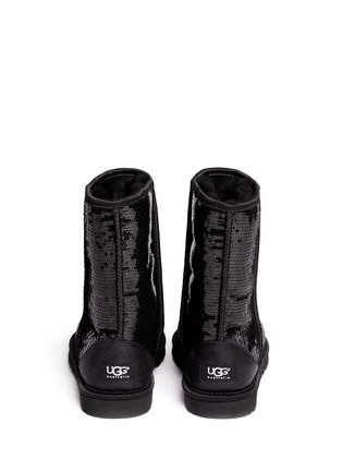 Back View - Click To Enlarge - UGG - Classic Short Sparkles boots