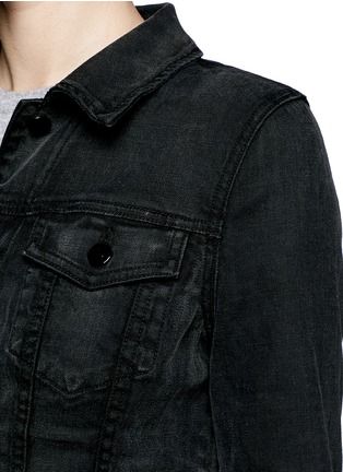 Detail View - Click To Enlarge - J BRAND - 'Blacx' washed denim jacket