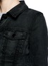 Detail View - Click To Enlarge - J BRAND - 'Blacx' washed denim jacket