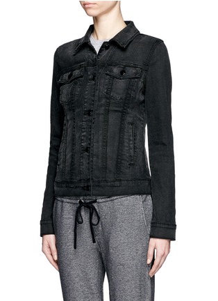 Front View - Click To Enlarge - J BRAND - 'Blacx' washed denim jacket