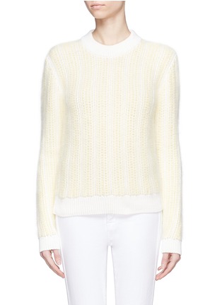 Main View - Click To Enlarge - CHLOÉ - Rib-knit cotton-angora sweater