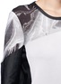 Detail View - Click To Enlarge - HELMUT LANG - Silver print colour block T-shirt