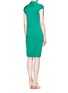 Back View - Click To Enlarge - LANVIN - Draped front merino knit wool shift dress