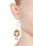 Figure View - Click To Enlarge - SCHO - Electroplate crystal drop earrings