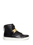 Main View - Click To Enlarge - MICHAEL KORS - 'Helen' metallic plate leather sneakers