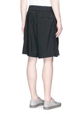 Back View - Click To Enlarge - FFIXXED STUDIOS - 'Viktor' pinstripe relaxed shorts