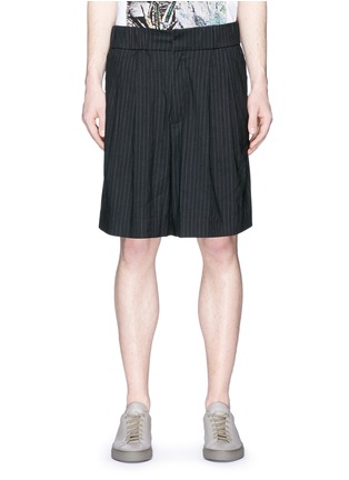 Main View - Click To Enlarge - FFIXXED STUDIOS - 'Viktor' pinstripe relaxed shorts