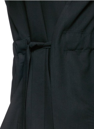 Detail View - Click To Enlarge - FFIXXED STUDIOS - Wool twill kimono jacket