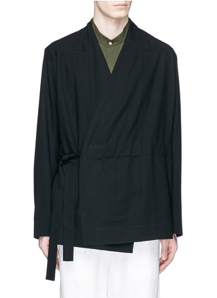 Main View - Click To Enlarge - FFIXXED STUDIOS - Wool twill kimono jacket