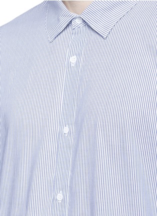 Detail View - Click To Enlarge - FFIXXED STUDIOS - Stripe detachable bottom long shirt