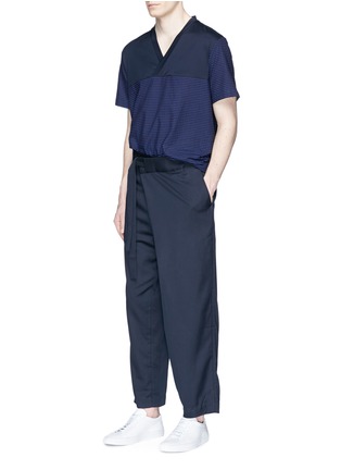 Figure View - Click To Enlarge - FFIXXED STUDIOS - Fold front belted pants