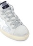 Detail View - Click To Enlarge - GOLDEN GOOSE - 'Superstar' wrinkle effect laminated smudged sneakers
