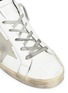 Detail View - Click To Enlarge - GOLDEN GOOSE - 'Superstar' smudged leather sneakers