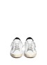 Front View - Click To Enlarge - GOLDEN GOOSE - 'Superstar' smudged leather sneakers