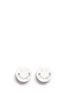 Main View - Click To Enlarge - RUIFIER - 'Happy' sterling silver chain stud earrings