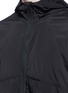 Detail View - Click To Enlarge - SATISFY - Reflective logo print packable windbreaker jacket