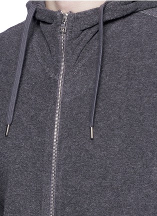 Detail View - Click To Enlarge - ORLEBAR BROWN - 'Caden' cotton towelling zip hoodie