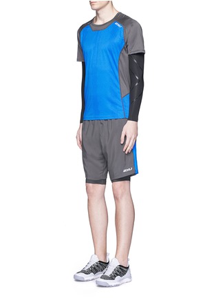 Figure View - Click To Enlarge - 2XU - 'Momentum 2 in 1 Ice X' shorts