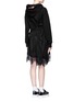 Back View - Click To Enlarge - GROUND ZERO - Knotted front hoodie dress