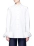 Main View - Click To Enlarge - SHUSHU/TONG - Oversized bow cuff shirt