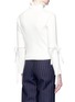 Back View - Click To Enlarge - SHUSHU/TONG - Ruffle collar split sleeve turtleneck sweater