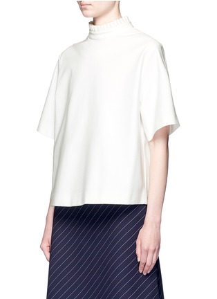 Front View - Click To Enlarge - SHUSHU/TONG - Ruffle stand collar top